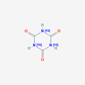 molecular formula C3H3N3O3 B1494599 Cyanuric acid-15N3 CAS No. 1182734-24-2