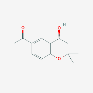 1-(4-Hydroxy-2,2-dimethylchroman-6-yl)ethanone