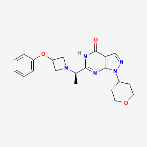 molecular formula C21H25N5O3 B1494680 PF-04449613 