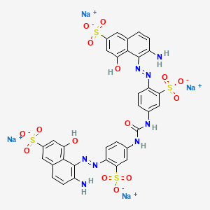 molecular formula C33H26N8NaO15S4 B1494696 Direct red 75 tetrasodium salt CAS No. 2829-43-8