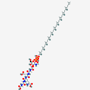 molecular formula C87H143N7O23P2 B1494738 Udamp pentapeptide CAS No. 83919-28-2