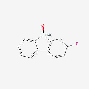 molecular formula C13H7FO B1494762 2-Fluoro-9-fluorenone-9-13C 