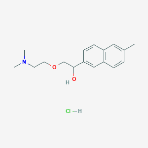 alpha-((2-(Dimethylamino)ethoxy)methyl)-6-methyl-2-naphthalenemethanol hydrochloride