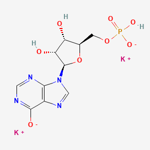molecular formula C10H11K2N4O8P B1494909 5'-Inosinic acid, dipotassium salt CAS No. 20262-26-4
