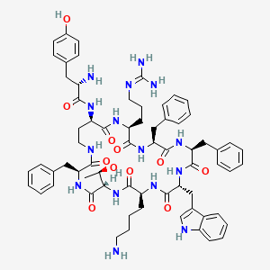 molecular formula C67H85N15O11 B1495053 Tyr-(D-Dab4,Arg5,D-Trp8)-cyclo-Somatostatin-14 (4-11) 