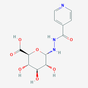 molecular formula C12H15N3O7 B149510 Isonicotinoylhydrazine glucuronide CAS No. 135467-94-6
