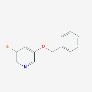 molecular formula C12H10BrNO B149516 3-(苄氧基)-5-溴吡啶 CAS No. 130722-95-1