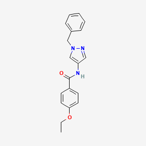 molecular formula C19H19N3O2 B14951999 N-(1-benzyl-1H-pyrazol-4-yl)-4-ethoxybenzamide 