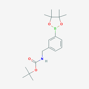 tert-Butyl 3-(4,4,5,5-tetramethyl-1,3,2-dioxaborolan-2-yl)benzylcarbamate