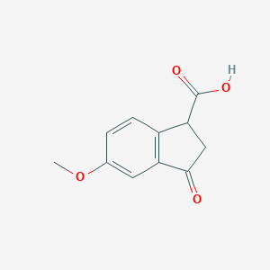 5-Methoxy-3-oxo-1,2-dihydroindene-1-carboxylic acid