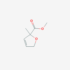molecular formula C7H10O3 B149534 methyl 5-methyl-2H-furan-5-carboxylate CAS No. 134936-55-3