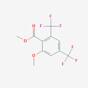 molecular formula C11H8F6O3 B1495379 Methyl 2,4-bis(trifluoromethyl)-6-methoxybenzoate 