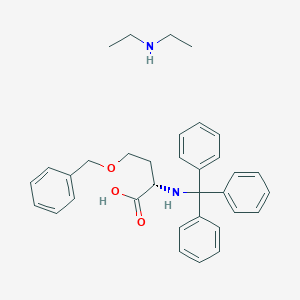 molecular formula C34H40N2O3 B1495414 N-alpha-Trityl-O-benzyl-L-homoserine diethylamine 