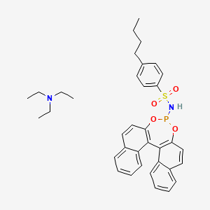 molecular formula C36H41N2O4PS B1495417 4-Butyl-N-[(11bR)-dinaphtho[2,1-d 