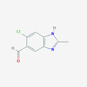 6-Chloro-2-methyl-1H-benzo[d]imidazole-5-carbaldehyde