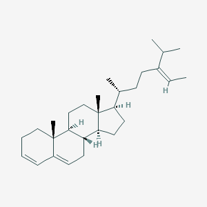 molecular formula C29H46 B149565 Stigmasta-3,5,24(28)-triene CAS No. 86709-50-4