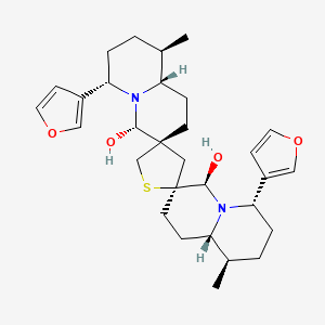 molecular formula C30H42N2O4S B1495704 Dihydroxythiobinupharidine CAS No. 30343-70-5