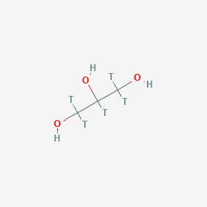 molecular formula C3H8O3 B1495714 Glycerol-1,2,3-3H 