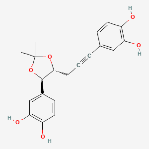 molecular formula C20H20O6 B1495852 Nyasicol 1,2-acetonide 