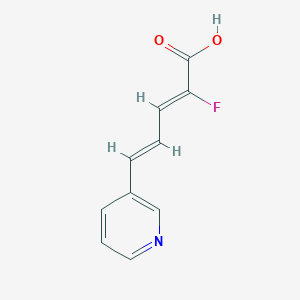 2-Fluoro-5-(3-pyridyl)penta(2-Z,4-E)dienoic Acid