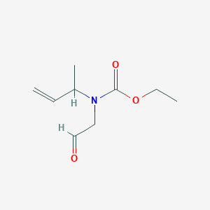 ethyl N-(1-buten-3-yl)-N-(2-oxoethyl)-carbamate