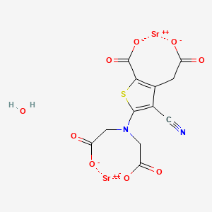 molecular formula C12H8N2O9SSr2 B1496022 Ranelic acid strontium salt hydrate CAS No. 674773-07-0