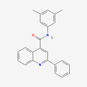 molecular formula C24H20N2O B14960690 N-(3,5-dimethylphenyl)-2-phenylquinoline-4-carboxamide 