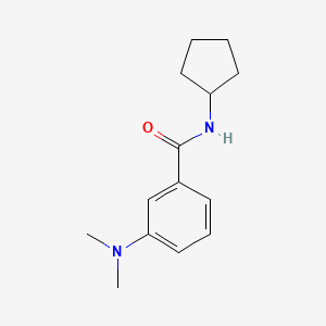 molecular formula C14H20N2O B14960752 N-cyclopentyl-3-(dimethylamino)benzamide 
