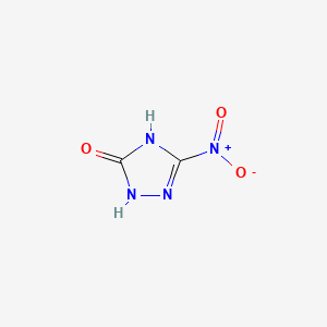 molecular formula C2H2N4O3 B1496077 5-Nitro-2,4-dihydro-3H-1,2,4-triazol-3-one CAS No. 932-64-9
