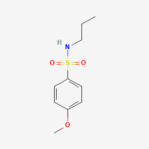 molecular formula C10H15NO3S B14960846 4-methoxy-N-propylbenzenesulfonamide 