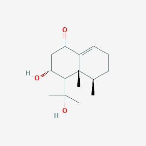 molecular formula C15H24O3 B1496119 Nardosinonediol CAS No. 20489-11-6