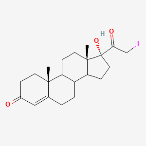 molecular formula C21H29IO3 B1496124 Pregn-4-ene-3,20-dione, 17-hydroxy-21-iodo- 