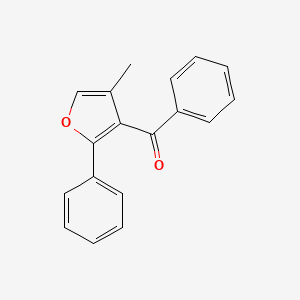 molecular formula C18H14O2 B1496135 Methanone, (4-methyl-2-phenyl-3-furanyl)phenyl- 