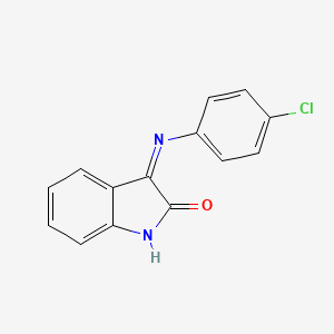 3-((4-Chlorophenyl)imino)indolin-2-one