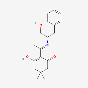 (2S)-2-[1-(2,6-Dioxo-4,4-dimethylcyclohexylidene)ethylamino]-3-phenyl-1-propanol