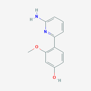 4-(6-Amino-2-pyridinyl)-3-methoxyphenol