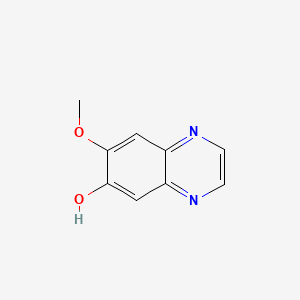 molecular formula C9H8N2O2 B1496160 7-Methoxyquinoxalin-6-ol CAS No. 6295-25-6