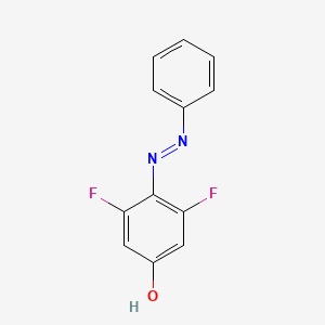3,5-Difluoro-4-(phenyldiazenyl)phenol