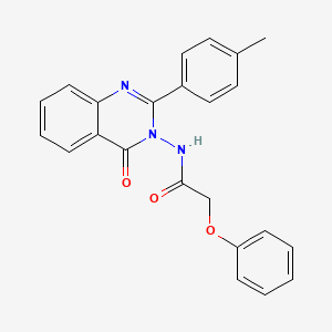 molecular formula C23H19N3O3 B14961730 N-[2-(4-methylphenyl)-4-oxoquinazolin-3(4H)-yl]-2-phenoxyacetamide 