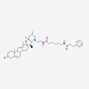 molecular formula C44H63N3O4 B014962 KAAD-Cyclopamine CAS No. 306387-90-6