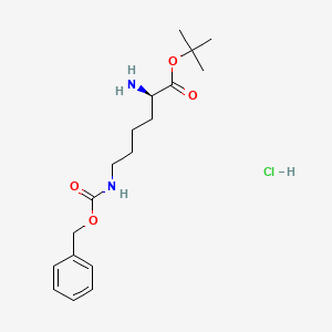 (R)-tert-Butyl 2-amino-6-(((benzyloxy)carbonyl)amino)hexanoate hydrochloride