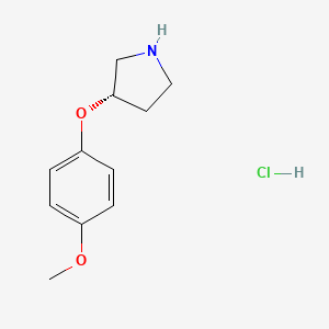 (S)-3-(4-Methoxyphenoxy)pyrrolidine HCl