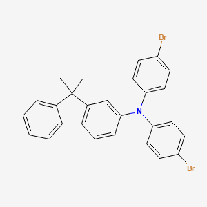 N,N-Bis(4-bromophenyl)-9,9-dimethylfluoren-2-amin
