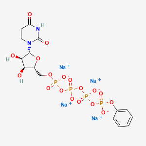 Uridine-5'-tetraphosphatedelta-phenylestertetrasodiumsalt
