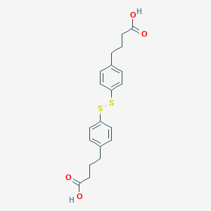 molecular formula C20H22O4S2 B014963 4,4'-Dithiobisphenylbutyric Acid CAS No. 72007-92-2