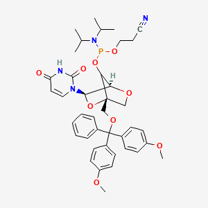 5'-O-(4,4'-Dimethoxytrityl)-LNA-uridine-3'-cyanoethyl phosphoramidite