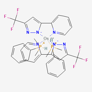 Os(fppz)2(PPhMe2)2,OsMiuM(II) bis(3-trifluoroMethyl-5-(2-pyr