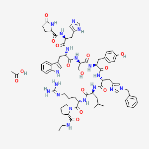 (Des-Gly10,D-Ser4,D-His(Bzl)6,Pro-NHEt9)-LHRH Acetate