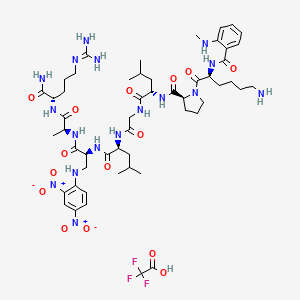 N-Me-Abz-Lys-Pro-Leu-Gly-Leu-Dap(Dnp)-Ala-Arg-NH2 Trifluoroacetate