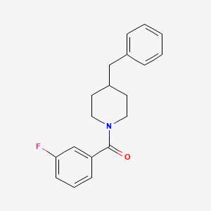 molecular formula C19H20FNO B14963414 (4-Benzylpiperidin-1-yl)(3-fluorophenyl)methanone 